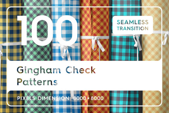 100 Gingham Check Patterns: Precision, Versatility, and Timeless Appeal in Modern Design