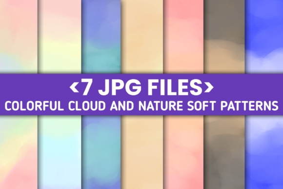 7 JPG Cloud Nature Soft Patterns