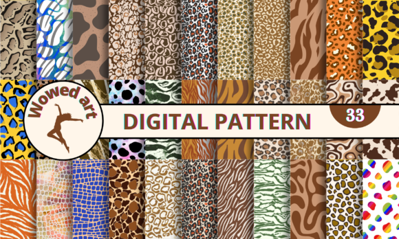 Animal Skin Paper Patterns Packs: Versatile Digital Resources for Creative Projects