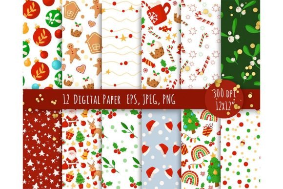 Cartoon Kids Seamless Patterns Bundle