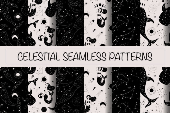 Celestial Seamless Patterns
