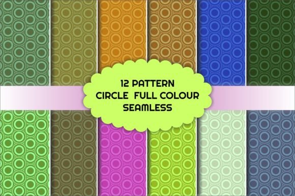Circle Seamless Patterns: Versatile, High-Resolution Digital Assets for Creators
