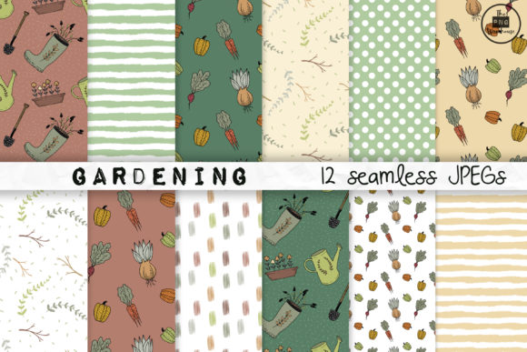 Gardening Seamless Patterns