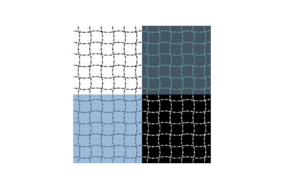 Seamless Barbed Wire Patterns