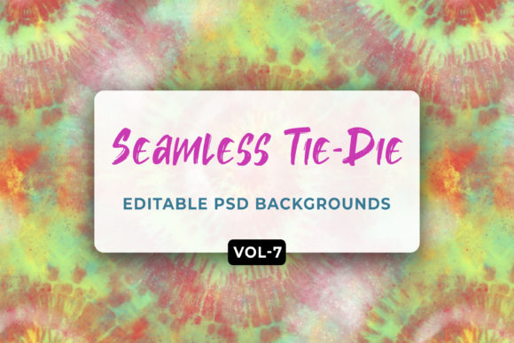 Tie Dye Seamless Patterns Vol-07