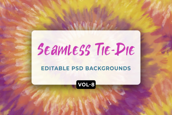 Tie Dye Seamless Patterns Vol- 08: A Practical Evaluation for Designers and Creators